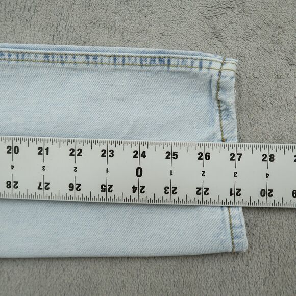 Universal Thread Jeans Women's 2R Blue High-Rise Slim Straight Denim 27" Inseam - Picture 3 of 15
